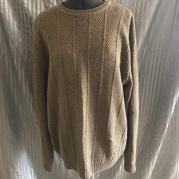 Savile Row Mens Crewneck Knit Sweater - Picture 1 of 5